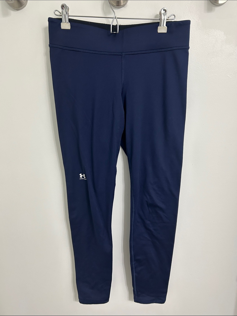Under Armour Navy Blue Workout Leggings with Logo